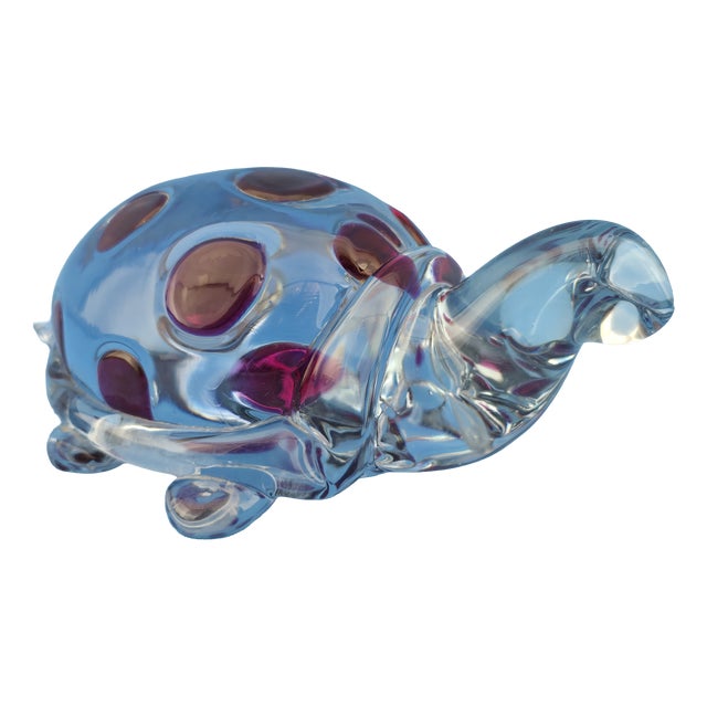 20th Century Murano Glass Turtle Sculpture attributed to Vincenzo Nason, 1960s For Sale