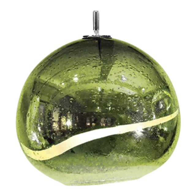 Solaris Pendant Light from the Vista Swirl Collection in Jade For Sale