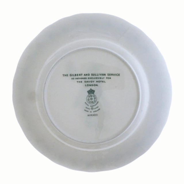 Savoy Hotel Theatre Themed Gilbert and Sullivan Set of 8 Plates Royal Worcester 1960s For Sale - Image 9 of 10