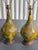 Gemstone Mid Century 1960s Lava Glaze Yellow Table Lamps- A Pair For Sale - Image 7 of 10