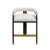 The Cruise Counter Stool - Set of 5 Perfectly tailored in crisp white linen upholstery, the barrel back Cruise counter...