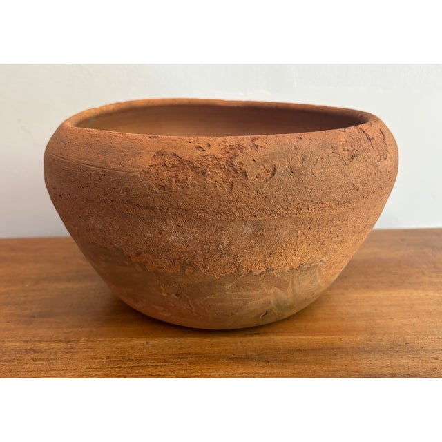 Mexican Midcentury Mexican Earthenware Planter Pot For Sale - Image 3 of 7