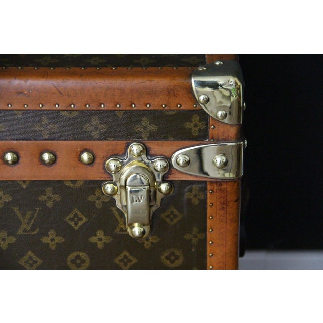 Brown Vintage Shoe Trunk by Louis Vuitton, 1920s For Sale - Image 8 of 18