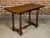 Italian 1800s Walnut Baroque Style Spool Table with H-Form Cross Stretcher For Sale - Image 11 of 12