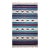 Vintage American Southwestern Kilim, Handwoven Wool, Stripe Pattern, Ivory & Green, 4x8 For Sale