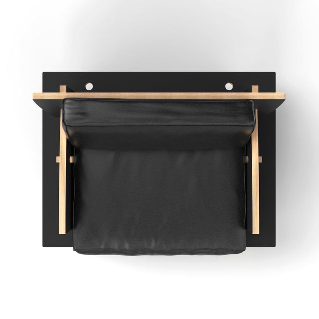 Black Cinque Black Armchair by Giovanni Agliottone For Sale - Image 8 of 11