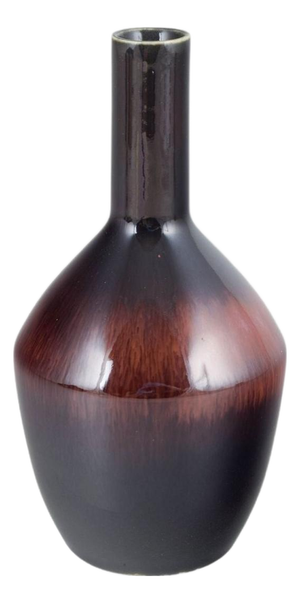 Vase with Slender Neck and Hares Fur Glaze by Carl-Harry Stålhane for Rörstrand
