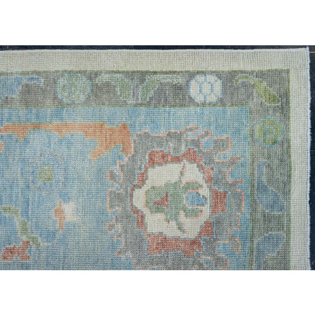 Early 21st Century Turkish Oushak Rug 12'11" x 18'3" #20403 For Sale - Image 5 of 8