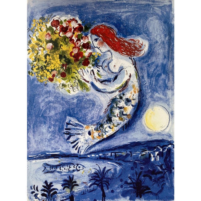 Marc Chagall (after) Nice, Bay of Angels Second edition published by the Marc Chagall National Museum based on the...