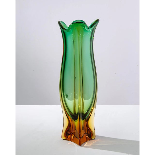 1960s 1960s Italian Murano Glass Vase For Sale - Image 5 of 10