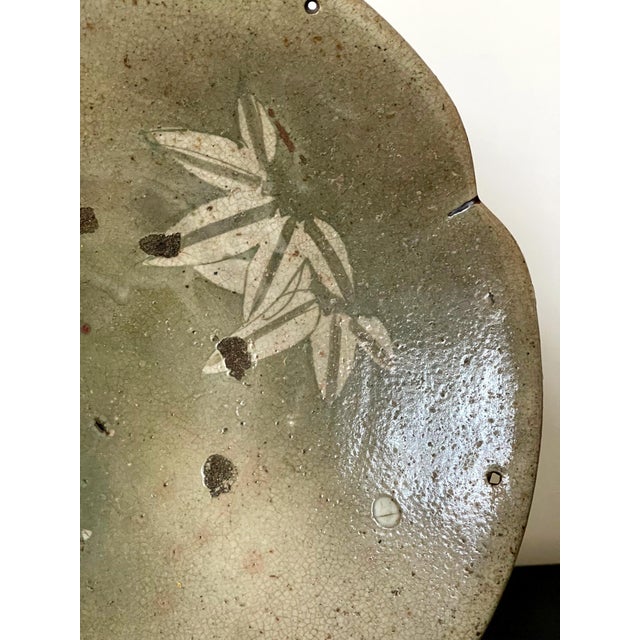 Japanese Seto Mingei Ceramic Plate Ishizara Edo Peorid For Sale - Image 14 of 17