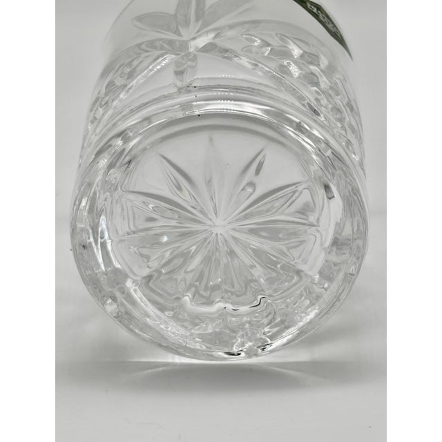 Transparent Shannon Crystal by Godinger Dublin Collection Set of 4 Double Old Fashioned Glasses For Sale - Image 8 of 9