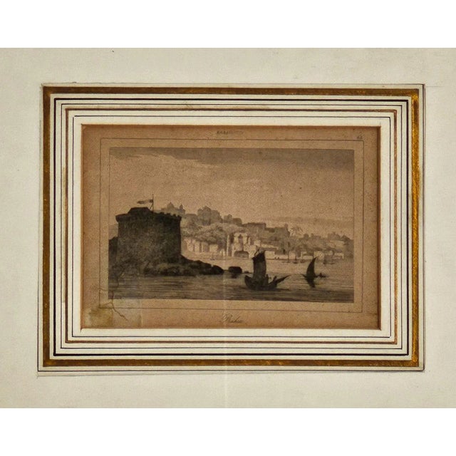 An 18th-century German print showing a colonial scene in Brazil, titled "Bahia".