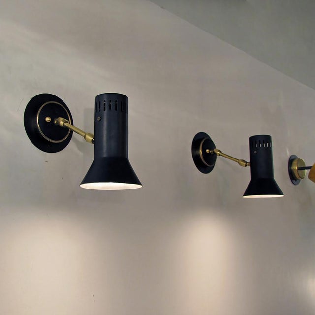 Pair of Italian Wall Lights, 1950 For Sale - Image 10 of 10