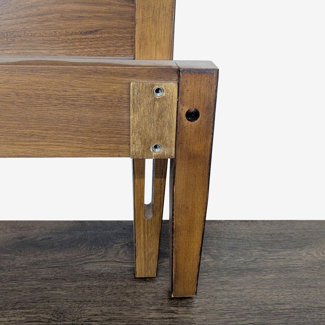 Matthew Kroeker Marcel Queen Classic Wooden Bed Frame With Headboard For Sale - Image 4 of 5