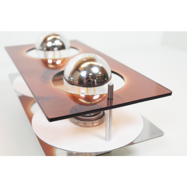 Model Disco Acrylic Wall Lamps by Jocelyne Trocmé for Galerie Oxar, 1970s, Set of 2 For Sale - Image 6 of 8