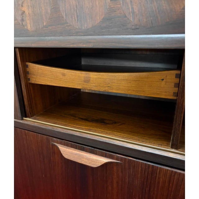 Fully-Refinished Johannes Andersen Danish Rosewood Dry Bar For Sale - Image 15 of 15