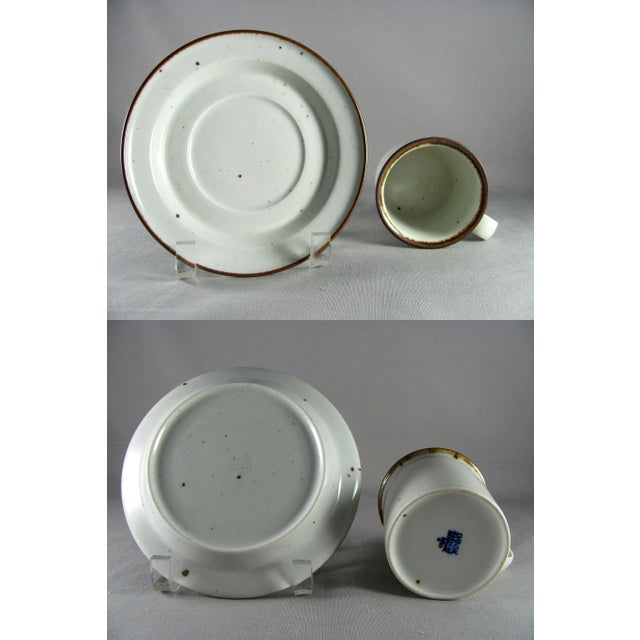 Niels Refsgaard for Dansk Brown Mist Service for 8 Dinnerware Set - 48 Piece For Sale - Image 12 of 13