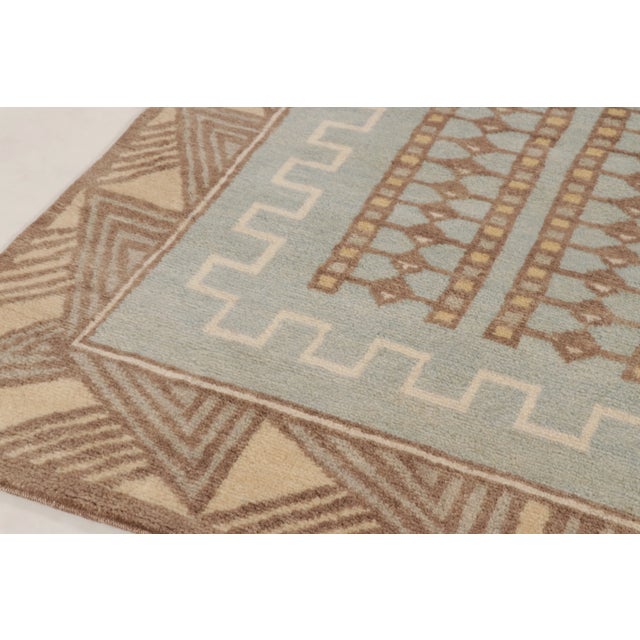 Art Deco Contemporary Art Deco Style Geometric Wool Rug by Rug & Kilim India For Sale - Image 3 of 10