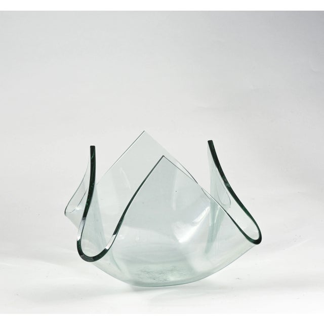 1990s Glass Centerpiece, 1990s For Sale - Image 5 of 9