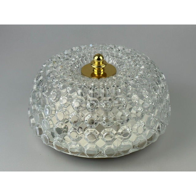 60s 70s ceiling lamp Plafoniere Glashütte Limburg Germany Space Age Object: ceiling lamp Manufacturer: Glashütte Limburg...