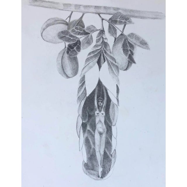 "Sacrificial Fruit" lithograph by Atlanta artist Adrienne Anderson (1949-2020). Anderson earned her MFA from University of...