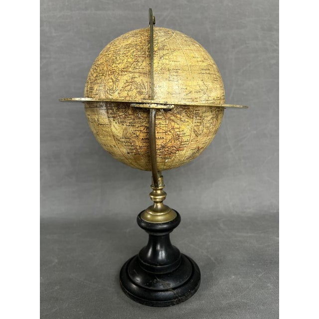 Globe by Faustino Paluzie, Barcelona, Spain, 19th Century For Sale - Image 5 of 12