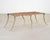 2000 - 2009 Sylvan s.f. Brass Leather Strap Viper Bench or Cocktail Table For Sale - Image 5 of 17