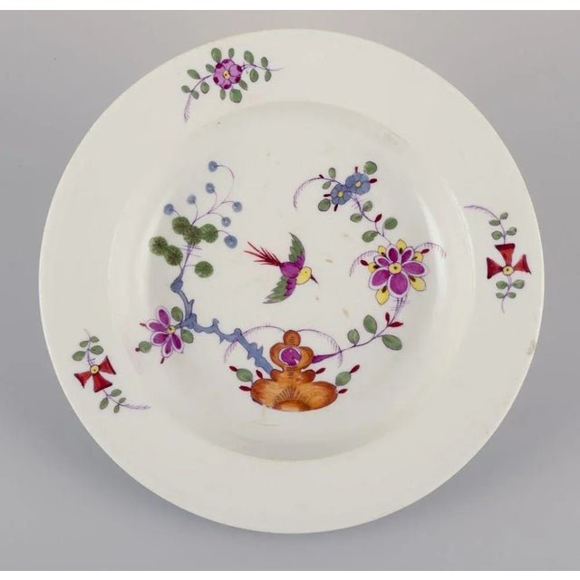 19th Century Porcelain Soup Plates by Meissen, Germany, Set of 4 For Sale - Image 4 of 10