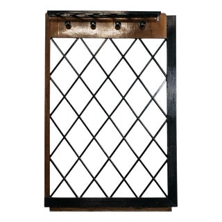 Mid-Century Wall-Mounted Coat Rack attributed to Paolo Buffa, 1950s For Sale