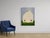El Guapo by Justin Wheatley | Acrylic on Canvas White Barn With Green Field For Sale In Denver - Image 6 of 11