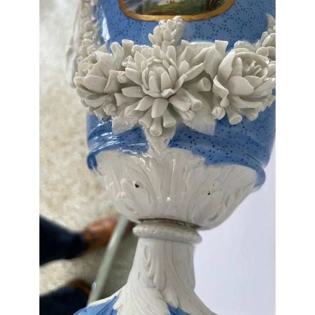 Garniture Urns Louis XVI Sevres Style For Sale - Image 11 of 13