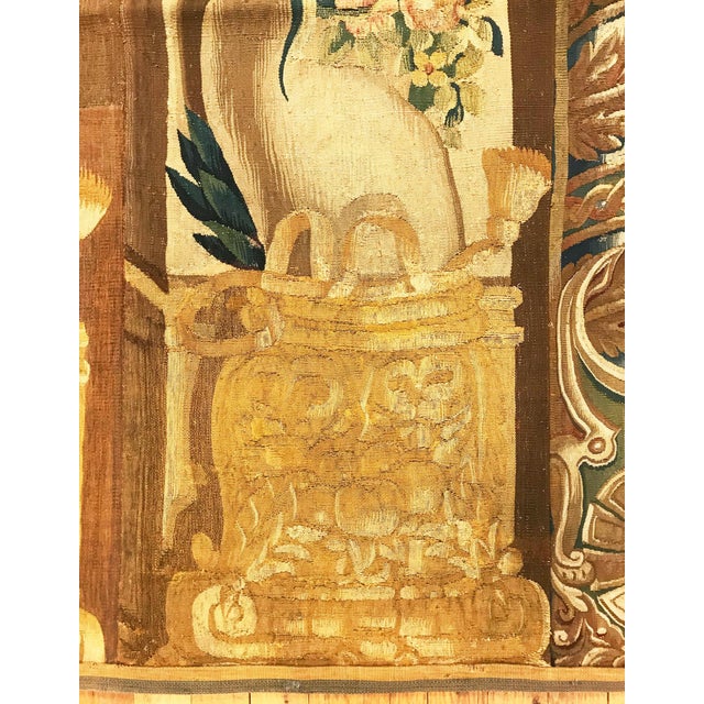 Textile 17th Century French Tapestry Panel For Sale - Image 7 of 12