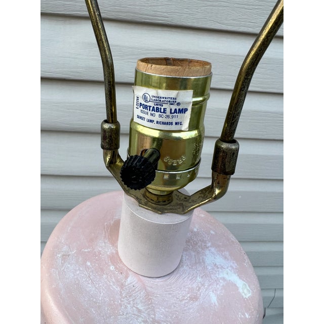 1980 Palm Plaster Floor Lamp in the Style of Serge Roche For Sale In New York - Image 6 of 12