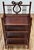 Antique Mahogany Lyre Motif Bookshelf Etagere For Sale - Image 4 of 11