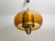 1970s Brass and Acrylic Glass Pendant Lamp attributed to Temde, 1970s For Sale - Image 5 of 14