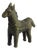 Small Indian Metal Horse Dhokra Figurine For Sale