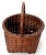 Late 19th Century Antique Northeastern American Hand Woven Wood Splint Hoop Handle Basket - Beautiful Condition For Sale - Image 5 of 13