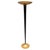 French Art Deco Black & Gold Floor Lamp Torchiere , 1930's For Sale - Image 17 of 18