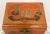 Wood Late 20th Century Red & Gold Paint Decorated Asian Box on Stand For Sale - Image 7 of 12