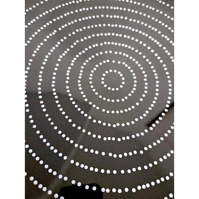 Black Vintage Syntes Konst Ceramic Dinner Plates From Ikea, Set of 4 For Sale - Image 8 of 16