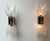 Silver Pair of Metal Sconces Murano Glass by Aldo Nason for Mazzega, Italy, 1970s For Sale - Image 8 of 12