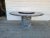 Vintage Mid-century modern grey round granite dining table with lazy Susan top and octagon pedestal base. great for a big...