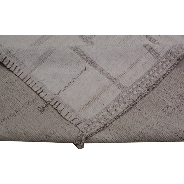 Moroccan Hand Knotted Wool Rug, 10'3''x14'1'' For Sale - Image 4 of 6