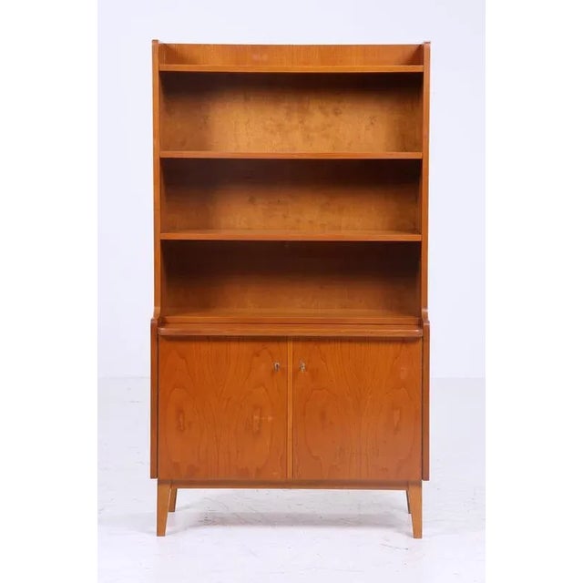Product details beautiful vintage mahogany shelf features * timeless design * 1 key * material: teak * 3 shelves * pull-...
