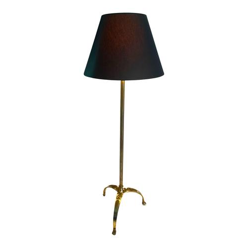 Neoclassical French Bronze Tripod Claw Feet Floor Lamp in the Style of Maison Jansen, Circa 1940 For Sale - Image 9 of 9