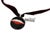 Contemporary Bvlgari Enigma Diamond Coral Jet 18k Gold Lips Pendant Velvet Necklace For Sale - Image 3 of 7