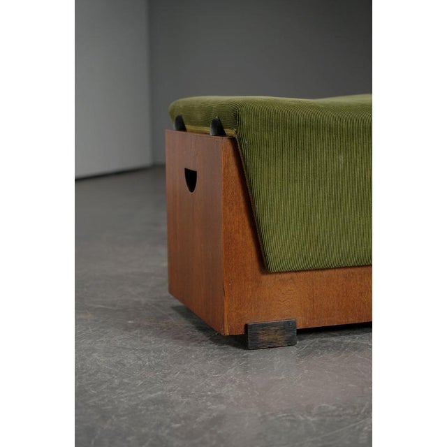 Brown Haagse School Stool, 1930s For Sale - Image 8 of 13