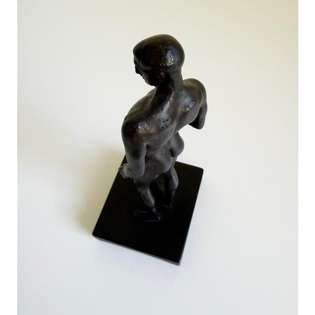 Mid 20th Century Greco Roman Male Sculpture, Metropolitan Museum of Art Reproduction For Sale - Image 4 of 8