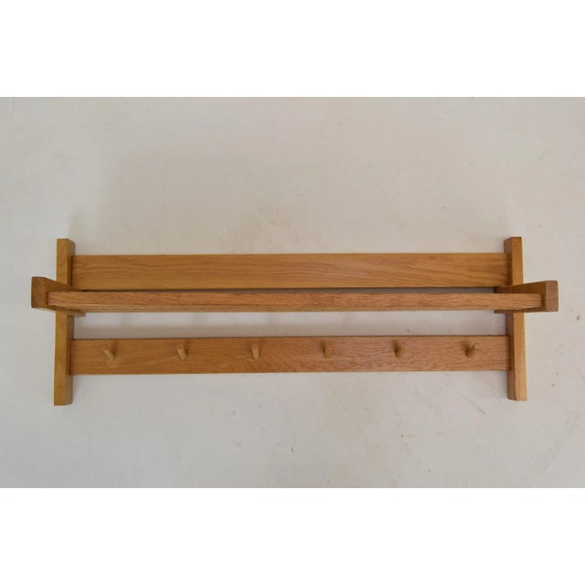 1970s Mid-Century Wall Shelf and Hook, 1970s For Sale - Image 5 of 12